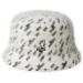 Kangol Ivory / Black Matrix Furgora Genuine Rabbit Fur Bucket Hat K3572